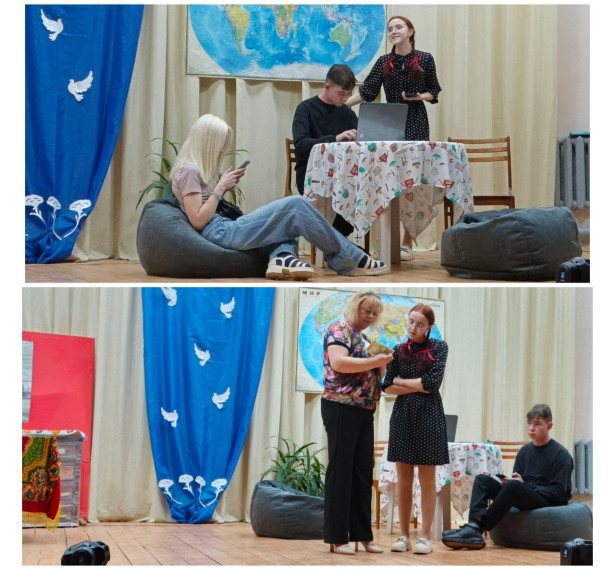 Пемьера литературно - музыкальной композиции «Безымянная карточка»..